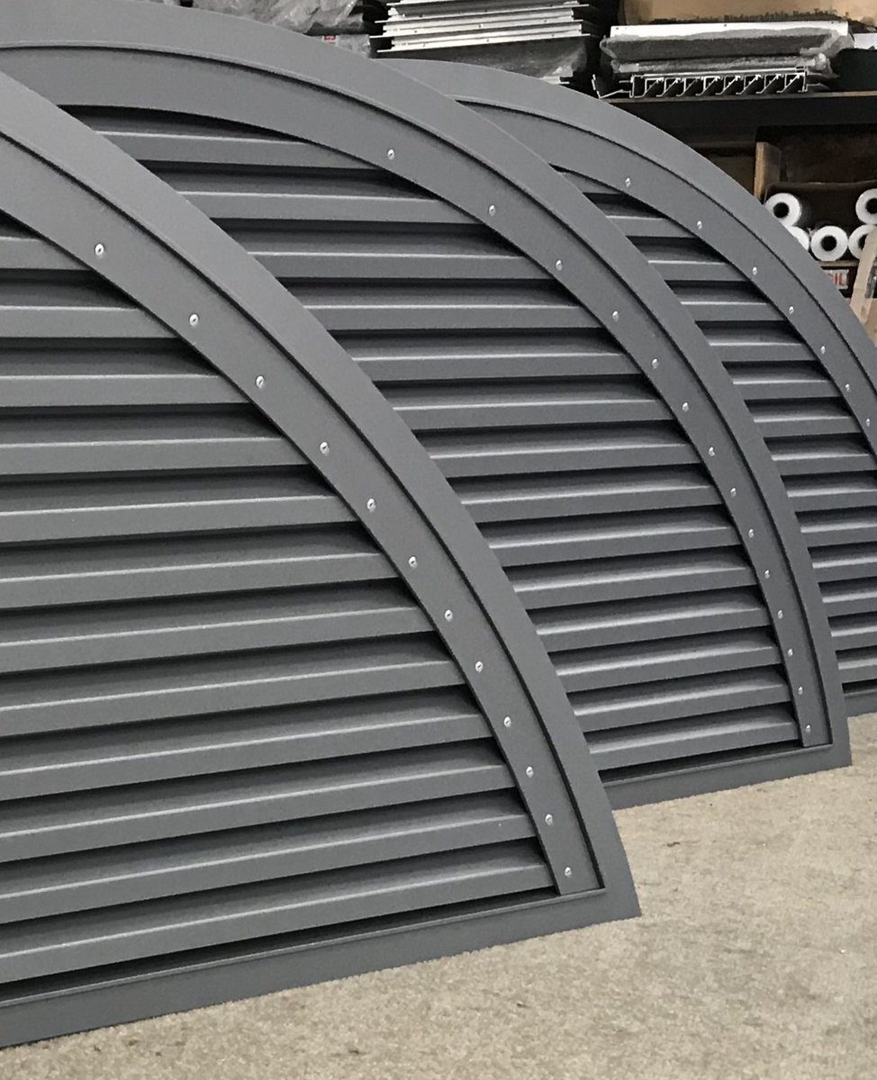 We love a challenge!!!
AVS 34 GL Louvres for Hobs House Project in Textured Metallic Powder Coated Finish #aluminium #louvre #construction #Windows #ventilation