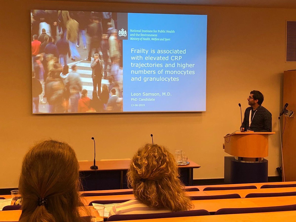 Proud to be able to present our study results at the Annual Dutch Epidemiology congress yesterday <a href="/weon2019/">Weon2019</a>   #weon2019 #frailty  #aging #immunity #HealthyAgeing #inflammation