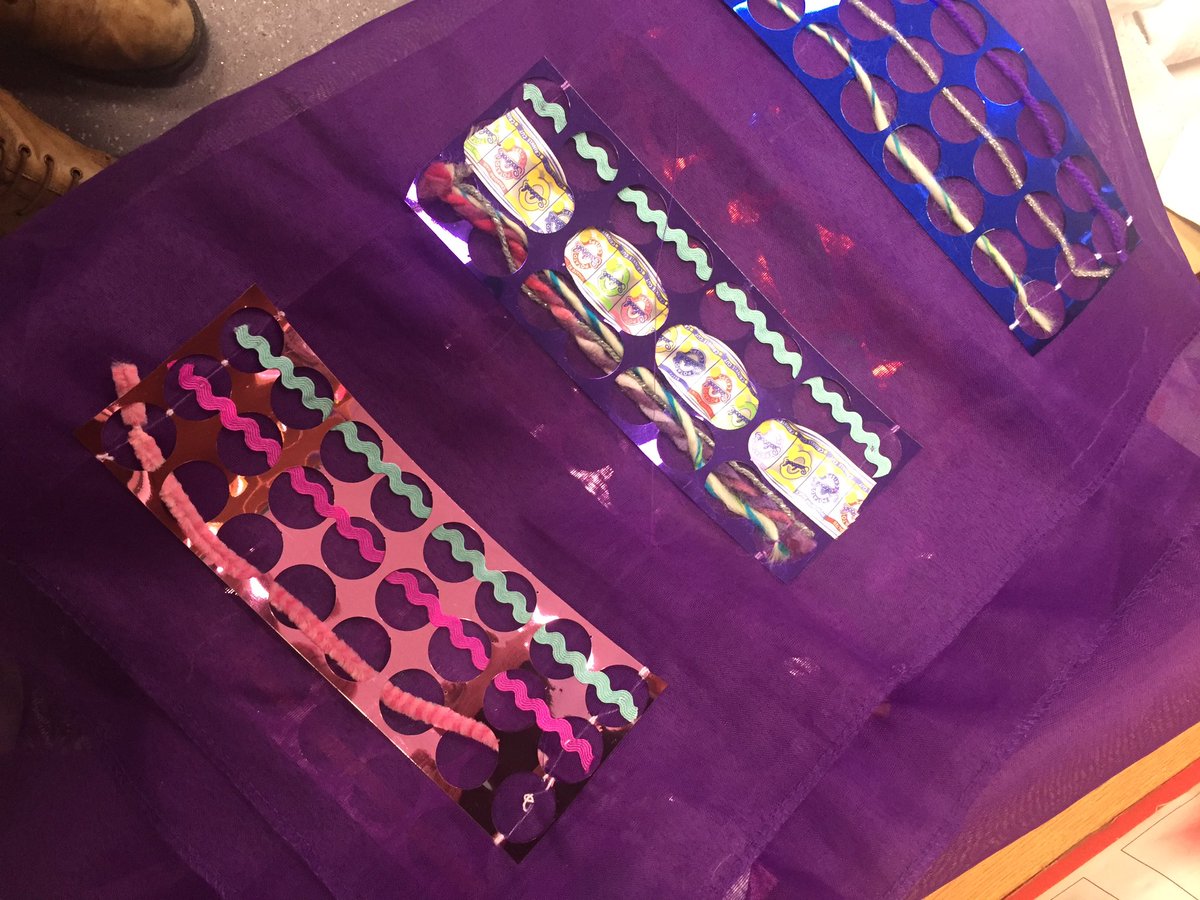 Yesterday I got to help with the final touches of <a href="/HighBankSchool/">High Bank JIN School</a> and their outfits for the <a href="/WovenInKirklees/">Woven in Kirklees</a> future fashion challenge, such amazing innovative work by all the students! They are going to look fab on the catwalk