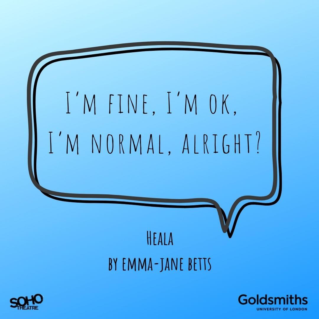 Extract2019's tweet photo. HEALA by Emma- Jane Betts is a psychological drama following a young computer programmer falling through the cracks of the NHS mental health service.

EXTRACT 2019 showcase new works of every genre by new writers ready to enter the industry.
RSVP here: https://t.co/pRY9gdNLc5 https://t.co/MznO0IyRqK