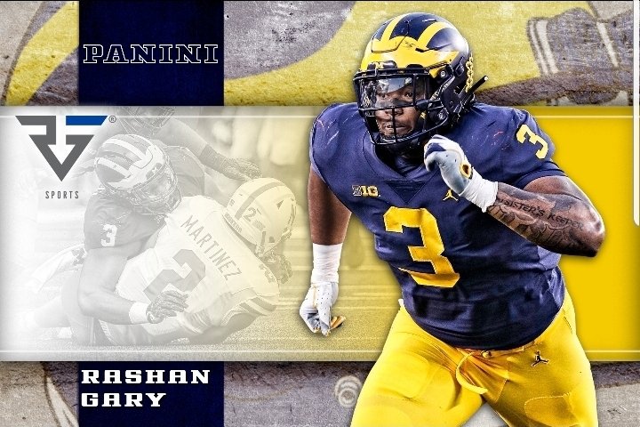 RashanAGary's tweet photo. Excited to announce that @PaniniAmerica is a official partner of our #RahReaders football camp on July 13 in McKinney Texas. 

The campers will receive this picture of me presented by @RashanGarySport. Spots are limited, register here https://t.co/ZYCFH8gefY

#RGSports #Camp https://t.co/F4YPprPgd9