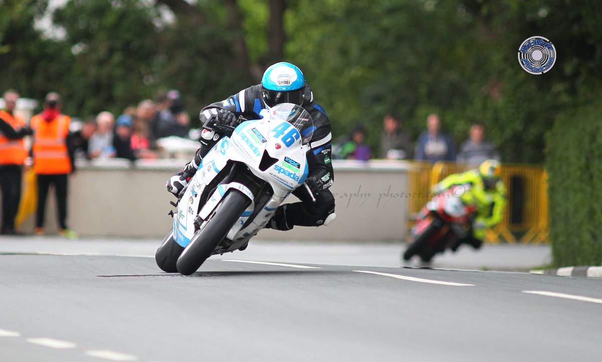 StevieRRN's tweet image. Spada supported Mike Norbury, #Supersport, #TT, #TT2019, #TTRaces, #IOMTT, Photo by Nick Wheeler,