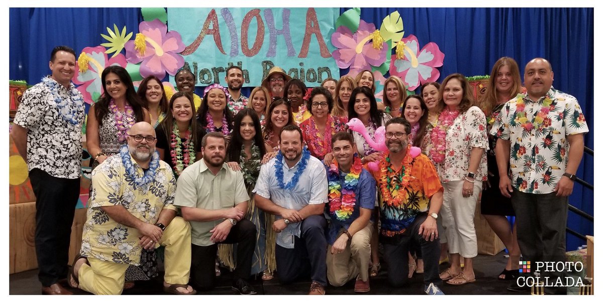AmeliaEarhartEl's tweet photo. The Hialeah Feeder Pattern says Aloha to another school year. #TheGreatNorth https://t.co/wLkhjIgtP2