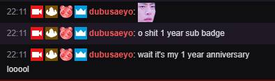 dubusaeyo's tweet photo. When you accidentally realise it's your 1 year affiliate anniversary 😂 https://t.co/jGE4tTAAkM