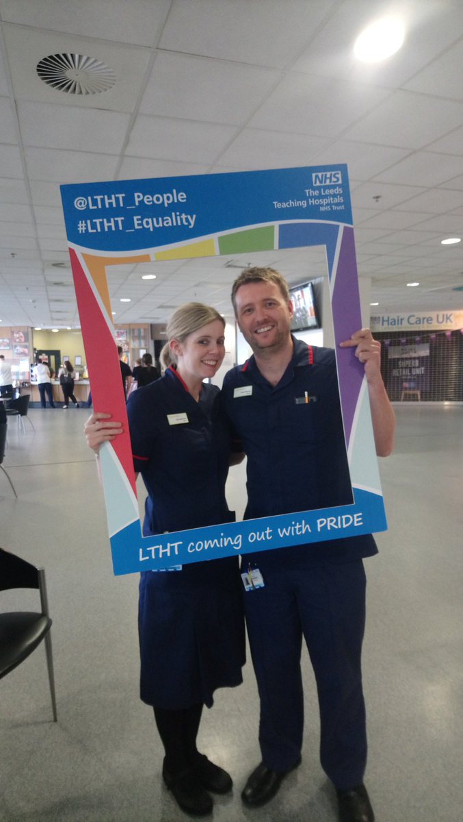 LTHT Matrons supporting the LGBT Staff Network at LTHT #LTHT_Equality #LTHT_LGBT #LTHT_NETWORKS
