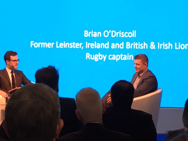 The legend that is Brian O'Driscoll was among the inspiring speakers at <a href="/Entirl/">Enterprise Ireland</a> Asia Pacific  #GlobalAmbition event yesterday.  He gave us the benefit of his experience in team culture and mindset and these insights and advice can be applied to team building in business. #belief