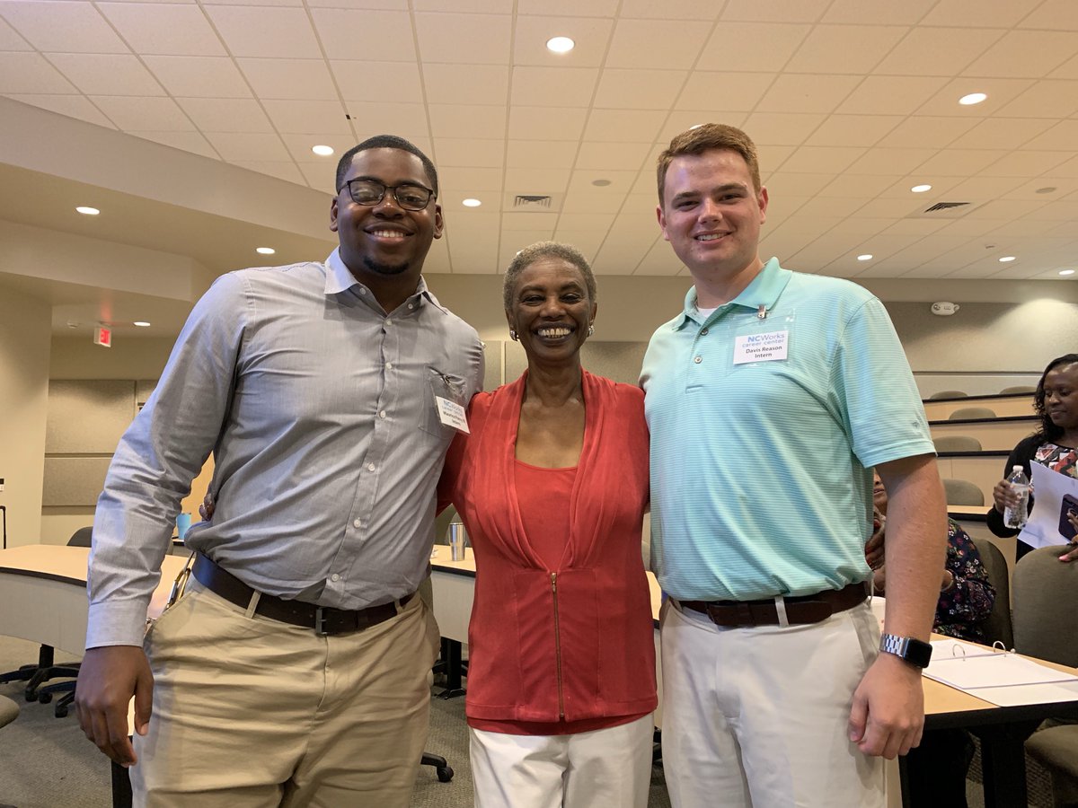 NCWorks_NEPZ's tweet photo. Yesterday, (Thursday, June 13th) our interns attended an entertaining, and educational training by Dr. Beverly Ford at COA. Her presentation was enlightening on ways to manage case load. Wonderful day! Thanks to the Northeastern Workforce Development Board for hosting this event! https://t.co/fYjZaCnBVu