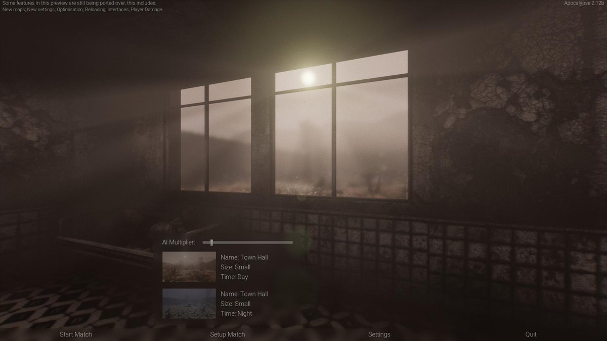 OfficalHarleyGS's tweet photo. screenshots of the apocalypse 2.0 preview, available soon

#gamedev #indiedev #steam #ue4 https://t.co/hUA8yxDots