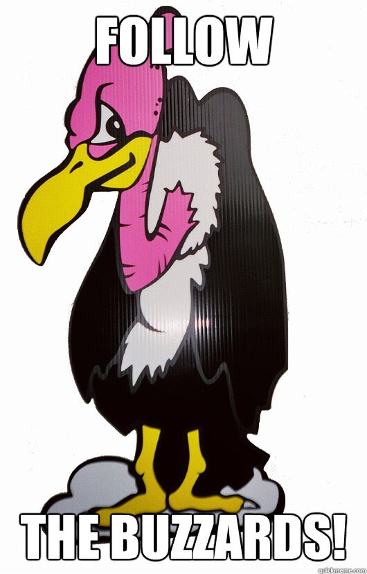 The Buzzards have taken flight have landed, 4 local businesses will once again be decorating their buzzards and have them available for everyone to vote for a winner!!  Stop by the Library to vote during sidewalk sales and then the announcer stand during CCP19!