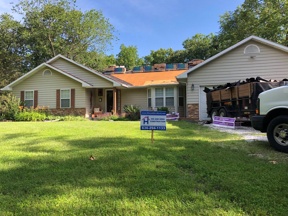 This mornings install, our crews are LOVING this cooler weather. This house will be beautiful with a new roof, and when insurance paid for it the deals even sweeter!