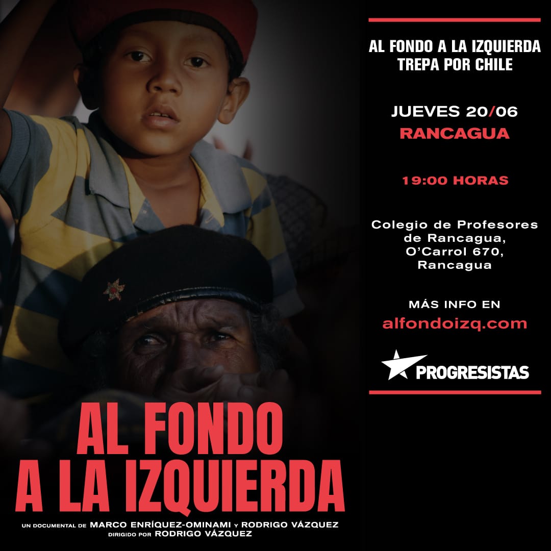 PedroAbarcaPRO's tweet photo. Viernes 14 de Jun,18.30 hrs @marcoporchile en FaceBook Live. Conversa sobre la exibicion del exito documental
" Al Fondo A La Izquierda" #PuertoMonttSanFernandoRancaguaAntofagasta Tod@s Invitad@s #PasionProgresista @alfondoizq @latercera @Emol @biobio @eldesconcierto @CNNChile https://t.co/q7BOJYzen0