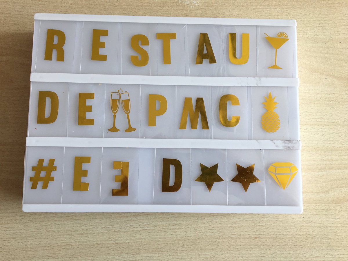quiritcurie's tweet image. Notre école étoilée pour son projet E3D reçoit un chef étoilé. Les élèves préparent la salle et lundi, on cuisine ! #classedugout