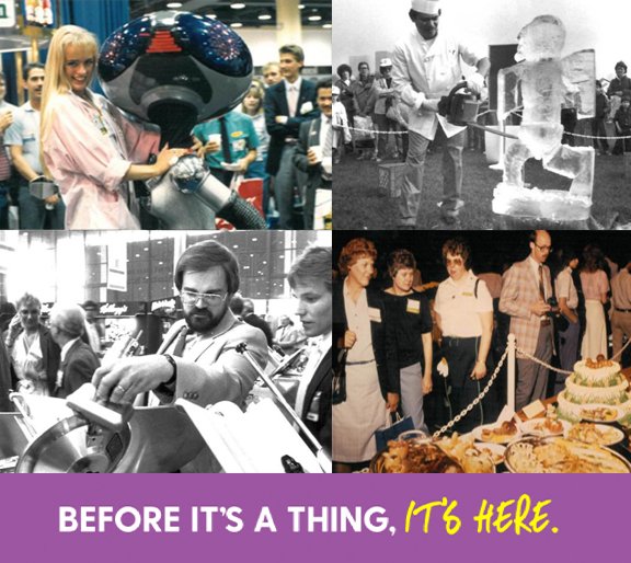 As we continue to celebrate 100 years of The National Restaurant Association Show, check out these unforgettable Show photos. bit.ly/2KidRBx #Restaurants #100YearsofWOW #tradeshow #foodservice