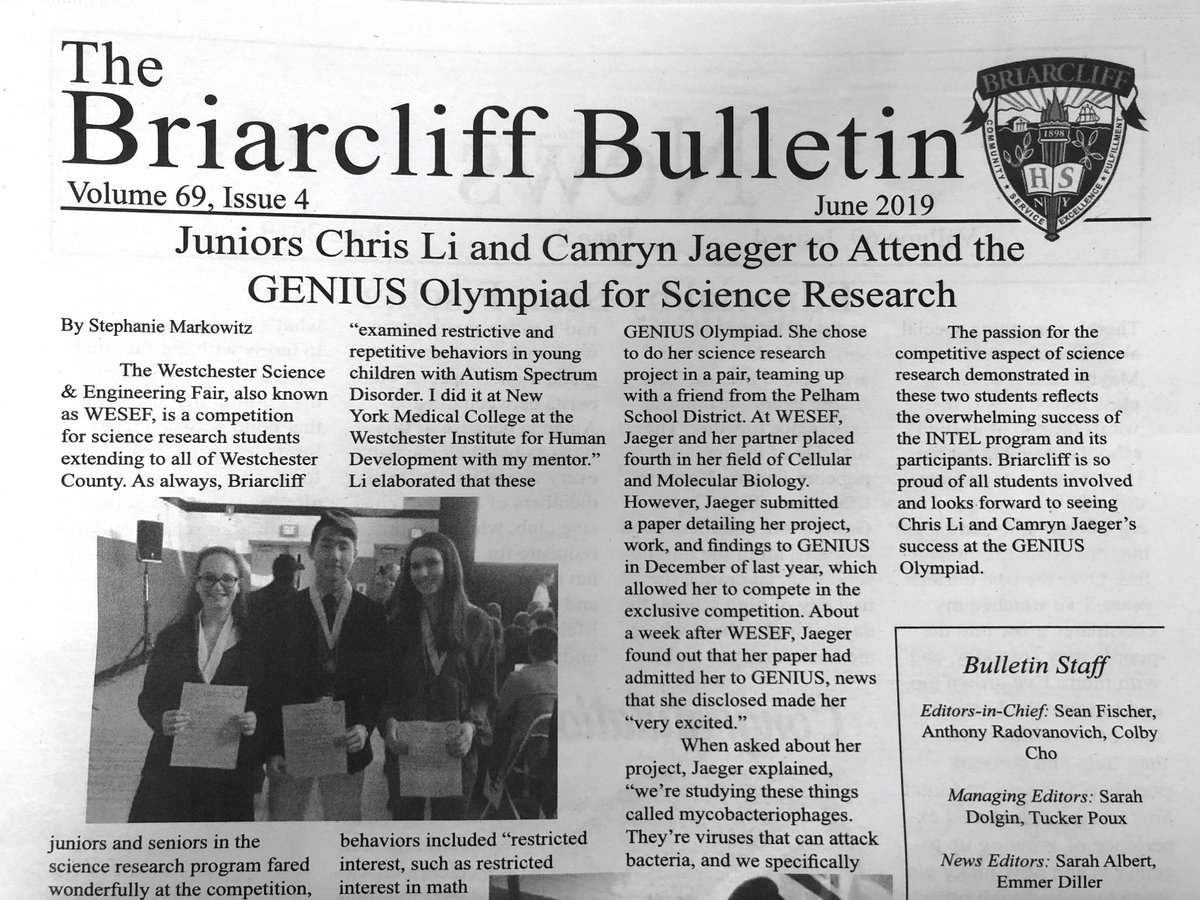 Briarcliff Bulletin tweet media