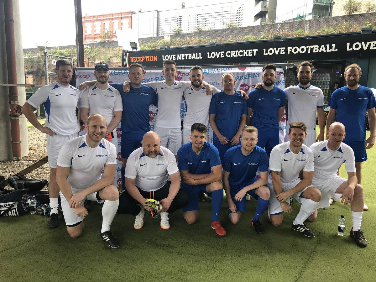 Our boys dressed and ready for kick off at today’s Parkeray’s Annual 5-a-side ⚽️ Tournament! 🤝