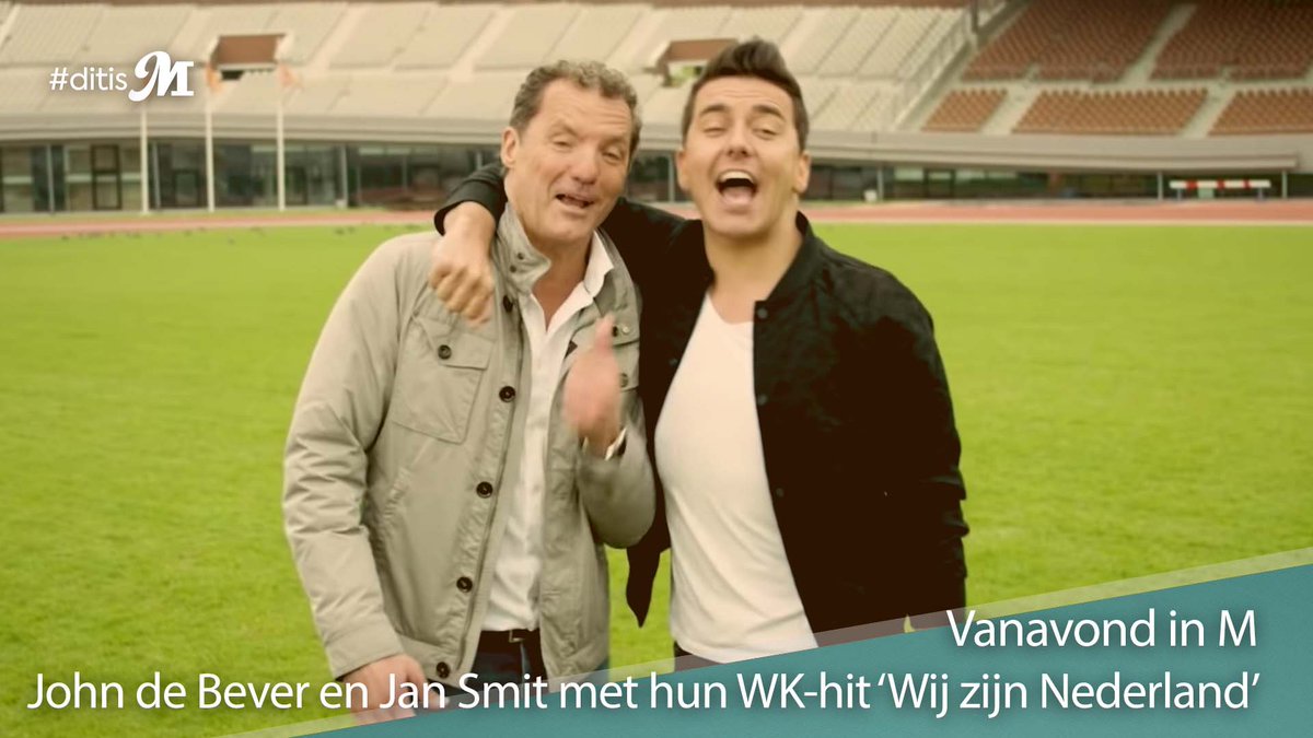 Dat onze Oranjeleeuwinnen de spanning flink opvoeren hadden we wel verwacht, maar dat zelfs <a href="/JanSmit/">JAN SMIT</a> en <a href="/JohndeBever/">John de Bever</a> de handen ineen zouden slaan voor een WK-lied, is natuurlijk grandioos. Samen met <a href="/marykokwillems1/">Mary Kok Willemsen</a> zijn ze straks te gast bij #ditisM