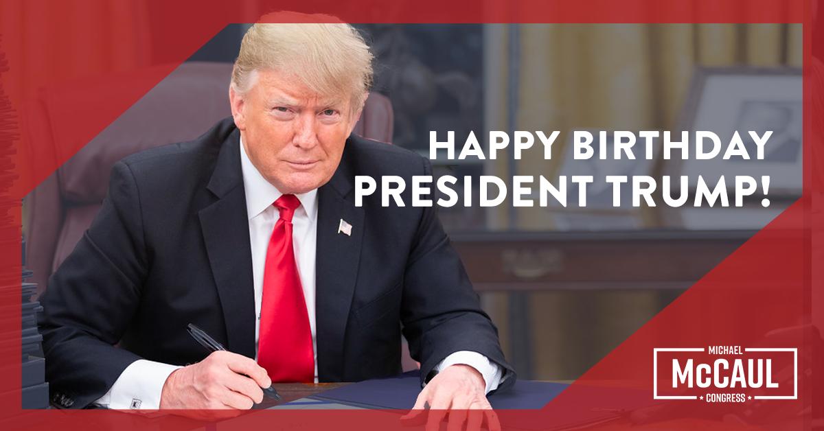 Happy Birthday Donald Trump from We thank you for your hard work to Make America Great Again! 