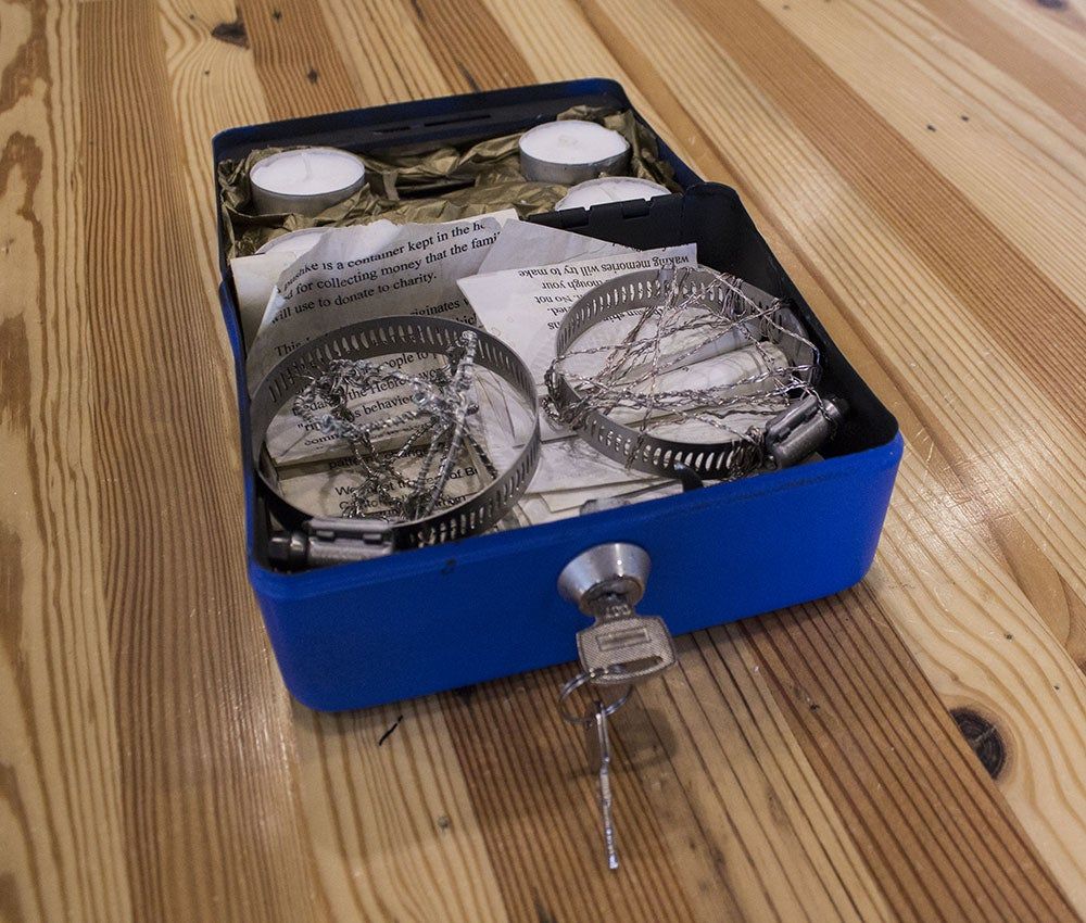 acontainerco's tweet photo. Profiling our Multitudes IV series, in which  @UMassBoston #MFA and #MA students transformed coin banks into single edition #artistbooks and text objects.

TITLE: Ritual Deposit
ARTISTS: Kyéra Sterling and Sarah Shapiro
MORE: https://t.co/LY9OzQw0Vx https://t.co/Y4nQhm7w4C