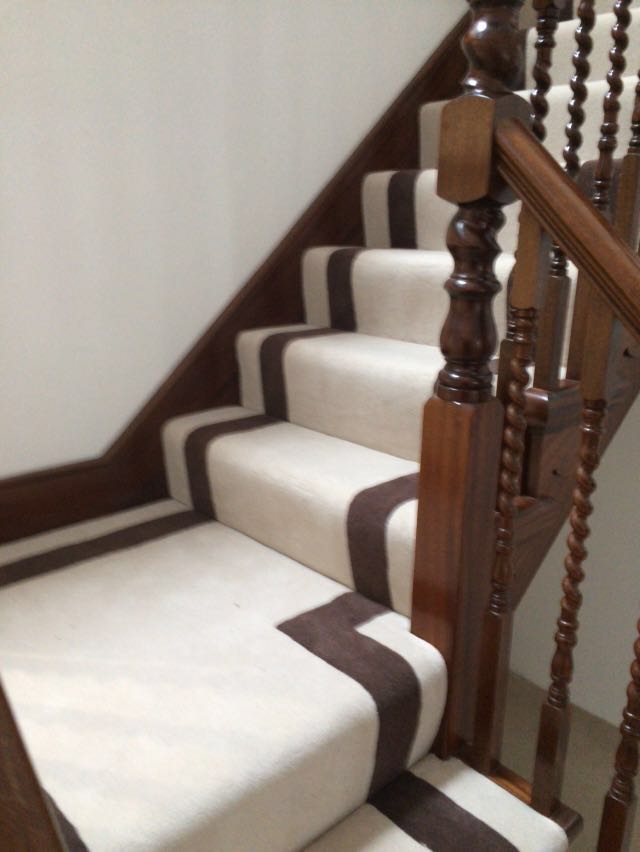 bflooring's tweet photo. From hallway to stairs, this border on this @BronteCarpets fitting really makes this look the part! Well done to our @Coraffflooring retailer in London for such a good job.

Want similar for your hall and stairs? Find your local BF retailer here: https://t.co/4zYqTOqvLn https://t.co/OOGDjUcmrX