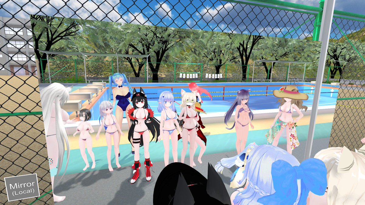Joined VRChat tiddy avatar event ( ° ʖ °) .