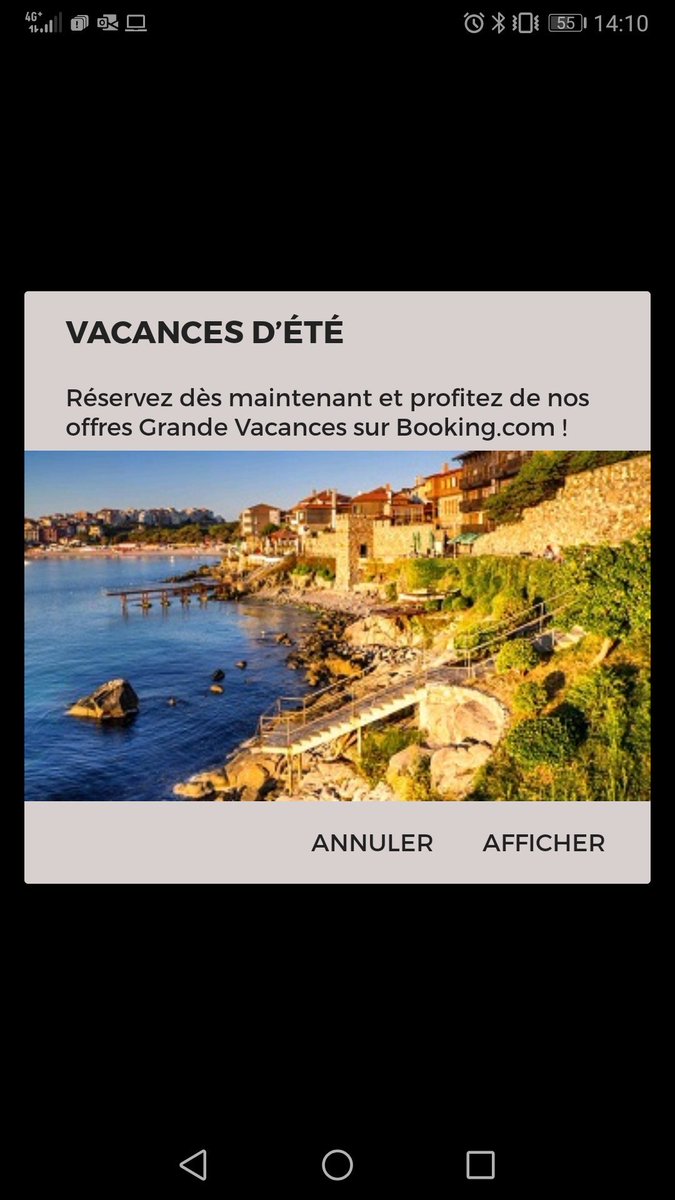 GermainH's tweet photo. Dites @SFR non seulement l'appli 'SFR my Apps' est inutile et impossible à desinstaller et mtn elle balance des pubs fullscreen inopinément ? Je veux bien des pubs pour un service gratuit, mais mon forfait ne l'est pas. Donc ça c'est non. #sfrmyapps @bookingcom https://t.co/wtssk6LitI