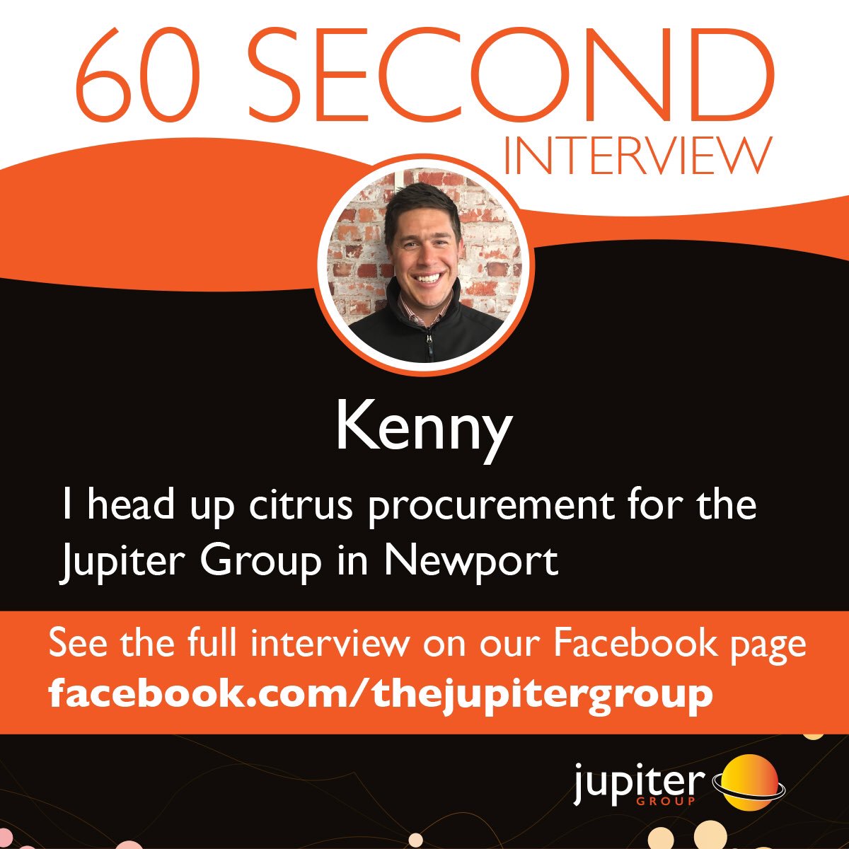 Jupiter__Group's tweet photo. Say hello to our head of citrus procurement, Kenny! ππ
Read his full interview on our Facebook page...
https://t.co/VNrHVDO8sD
#facesofjupiter #jupitergroup #freshproduce #citrus #procurement #60secondinterview https://t.co/CQB1h44hQo
