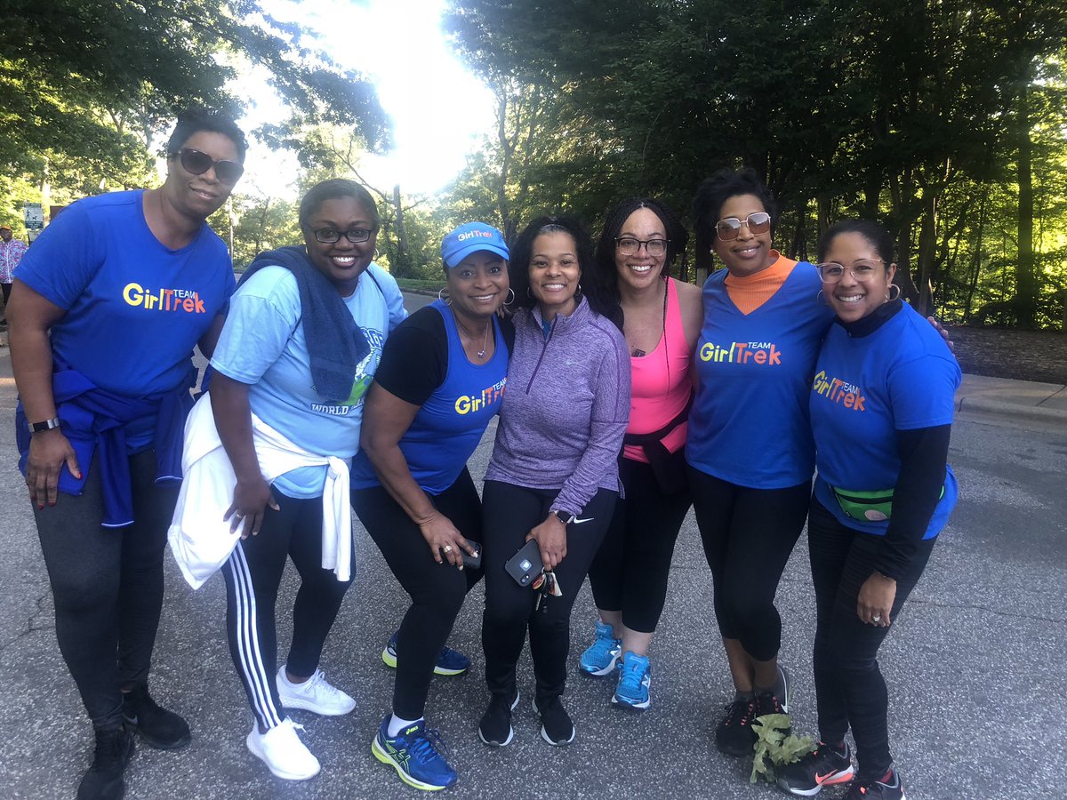 hausera2's tweet photo. “Team Inspire” representing Girl Trek walked 4 miles this morning. We hope to inspire you enough to join us Monday at 6:15 am at Jaycee Park. https://t.co/UfvoWsMdGX