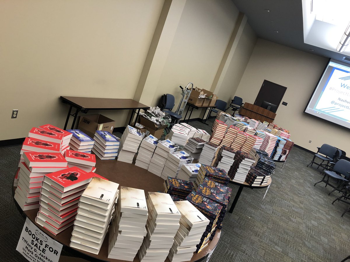 noseinabookgirl's tweet image. The #ProjectLITSummit19 bookstore is officially open for business! @ProjectLITComm @ParnassusBooks1