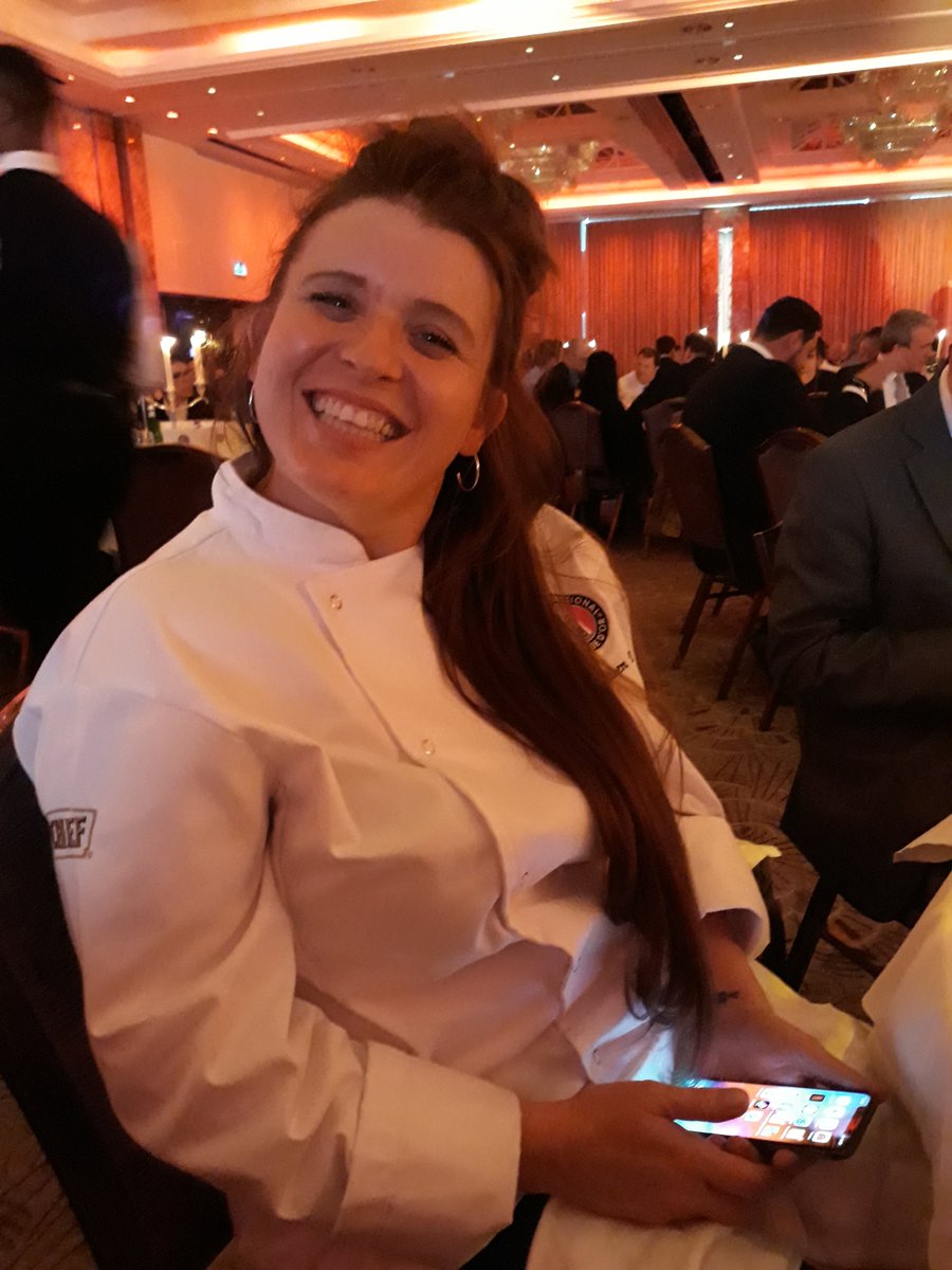 seashells2008's tweet photo. #GOKAT #toquedor 2019 she's a winner! @NestleToquedor  @compassgroupuk @Chartwells_UK ....
Please retweet @Vadischef https://t.co/AcMzeYdAJN