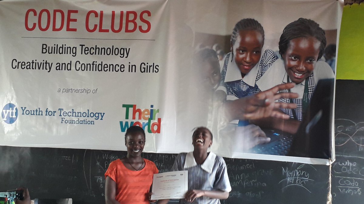 Irarastacy's tweet photo. No one can dismiss the kind of smiles these kids have after receiving their certificates on basic coding and ICT skills.... #CodeClubsGraduation #kanokit
@Makenaschool @YouthForTech @theirworld @mollymutanu @Maya_Kigen https://t.co/0PvEtq25Xl