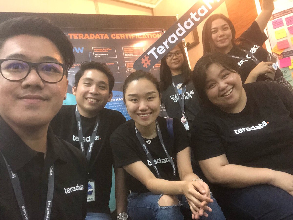 arvinrumbaoa's tweet photo. Happy 40th Anniversary @Teradata 🎉🤓 ! 
#Teradata40 #TeradataSpiritWeek #teradatalife #teradatacertification #TeradataManila https://t.co/mck2J8dNYC