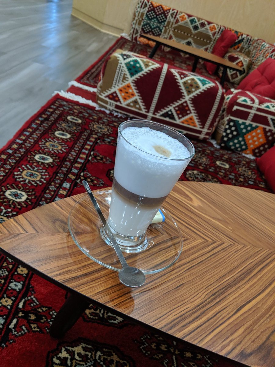 AllieKnitNinja's tweet photo. Checking out 3Cents2 in Ottawa South today. This is a gem of a spot with delicious sweet and savoury pan breads, amazing coffee, friendly service and super fun decor.

I am the only person in here. 😞 https://t.co/nTrT2IJlH1