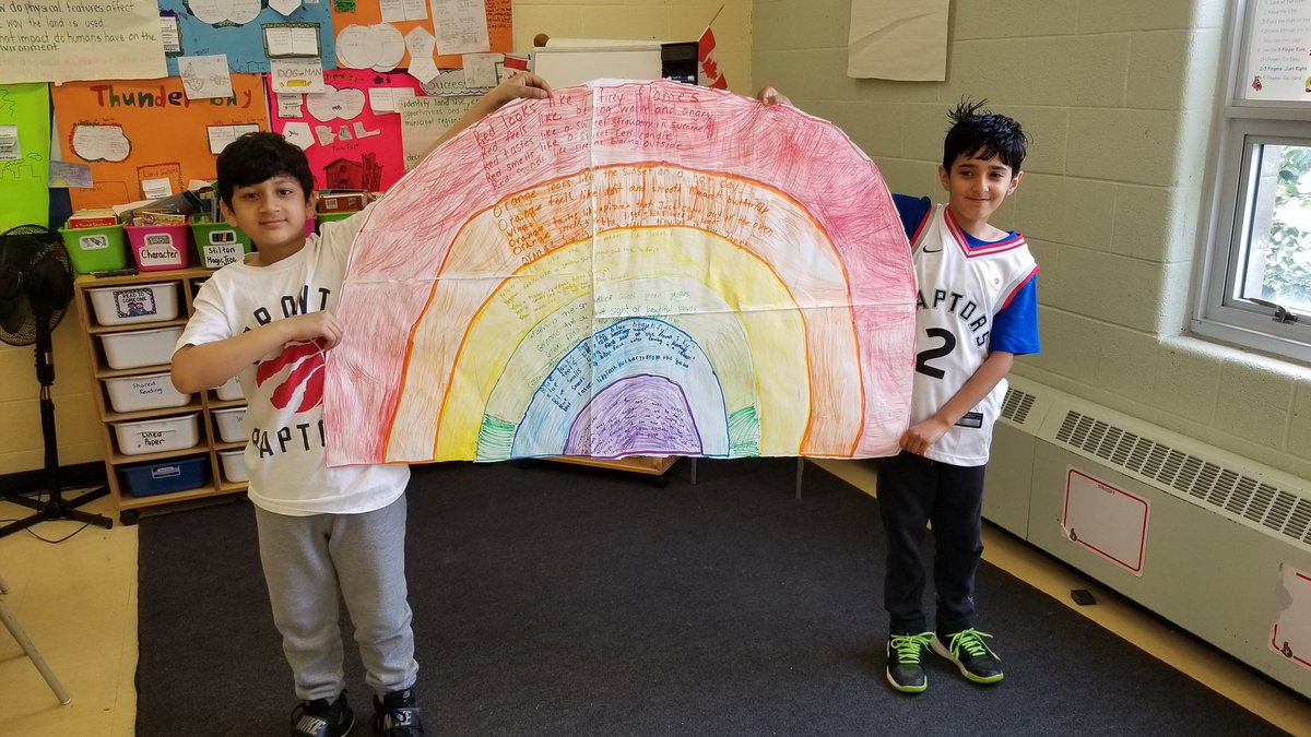 Mrs_Tingle's tweet photo. Celebrating Pride month with colour poems ! #love #inclusive @LarkspurPS https://t.co/mv97CgiFe0
