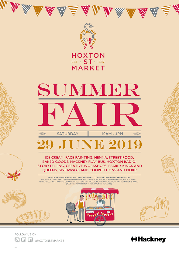 hoxtonradio's tweet photo. Join us at @HoxtonHowl for the annual Hoxton Summer Fair 29th June for a day of drinks, food and good vibes https://t.co/mn99QZytdN https://t.co/poyRopxsJO