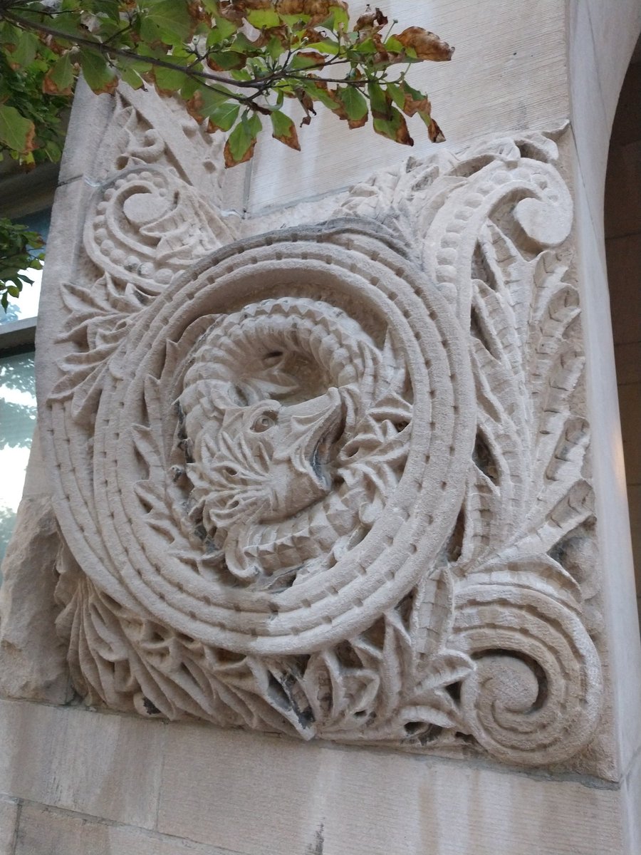 INGeoSurvey's tweet photo. On which @IUBloomington building does this carving appear? Find out tomorrow on the campus walking tour, 10:30-12:30 at the Sample Gates. #LimestoneMonth https://t.co/5qNBWTuSqp