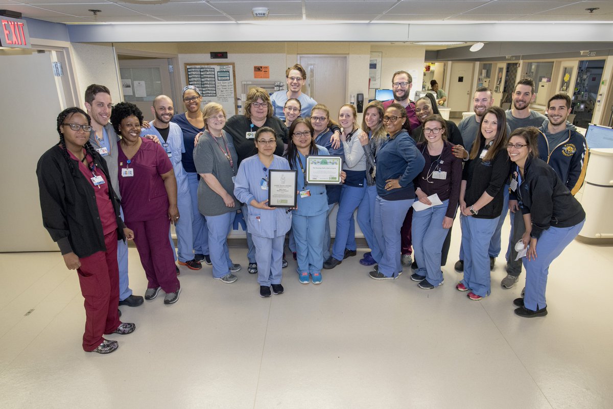 The nursing staff of MICU Pod 4 did all they could to host a special memorial in the hospital for a family who wanted to honor the life of their loved one. For this, they were awarded our annual Henry Ford Hospital DAISY Team Leader Award. Congrats!