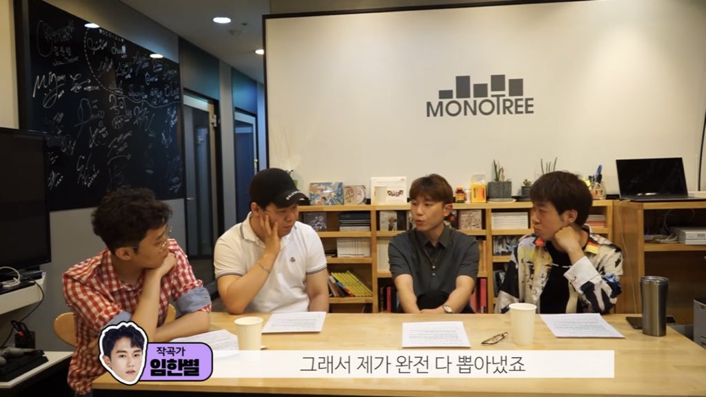hanbyul: jongdae’s really good at high notes but actually he didn’t want to put alot of them in the album because he wanted it to be more emotional. so hanbyul got them all out of him for may we bye