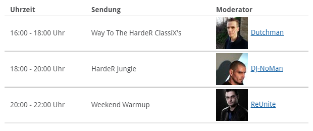 HardeR_RM's tweet photo. Um deinen Start ins #Wochenende noch zu verbessern, haben wir heute einen vollen Sendeplan für Dich.
Heute mit: @DutchmanDJ, DJ NoMan, @ReUnite15 
#hardstyle #music #musik #webradio #radio #djing #weekend #rawstyle https://t.co/Q0LSqsa2mx