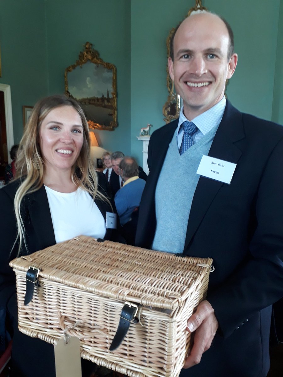 m88m00's tweet photo. Alun Rees from @Savills , happy winner of the @welshcheeseco hamper at the @Historic_Houses Welsh AGM. @AonPersonal https://t.co/UUSzhCKgko