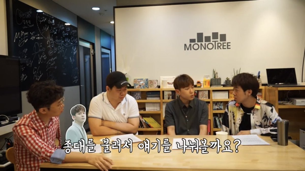 that’s basically the most impt content about jongdae + april and a flower! bonus: hanbyul saying they should ask jd (the questions) directly but just bringing out an april album to sub in for jd