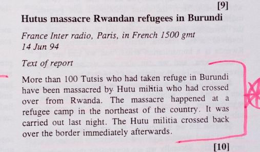 At #Kwibuka25 one massacre during the #GenocideAgainstTutsi is forgotten & not commemorated. Was carried out inside #Burundi on June 14, 1994 by #Rwanda-n genocidaires without borders. @franceinter treated the story a minor detail. Plz @RwandaRemembers @Rwanda_Justice take note!