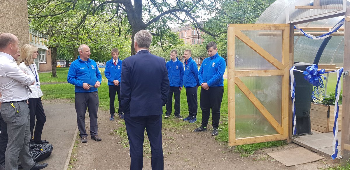 Parkhill375's tweet photo. Our official opening of our Poly Tunnel thanks to @Ivan_McKee for cutting our ribbon 😁 https://t.co/qsRMbL1WPO
