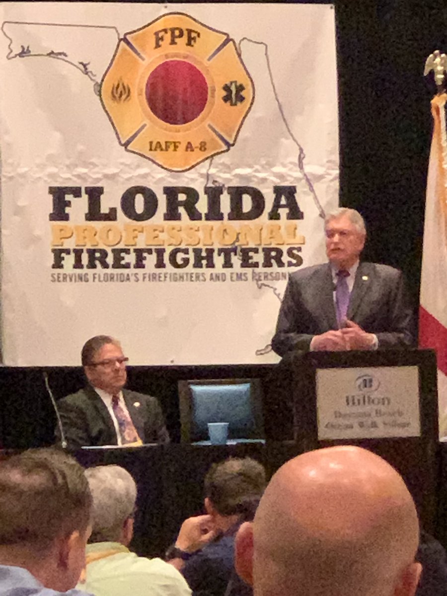 IAFF General President Harold A. Schaitberger is addressing the 75th Annual FPF Convention Delegation in Daytona Beach @IAFFNewsDesk <a href="/FPF343/">Florida Professional Firefighters</a> @fpfdvp7 <a href="/IAFF12thDVP/">IAFF12thDistrict</a> <a href="/WalterIAFF/">Walter J. Dix</a>