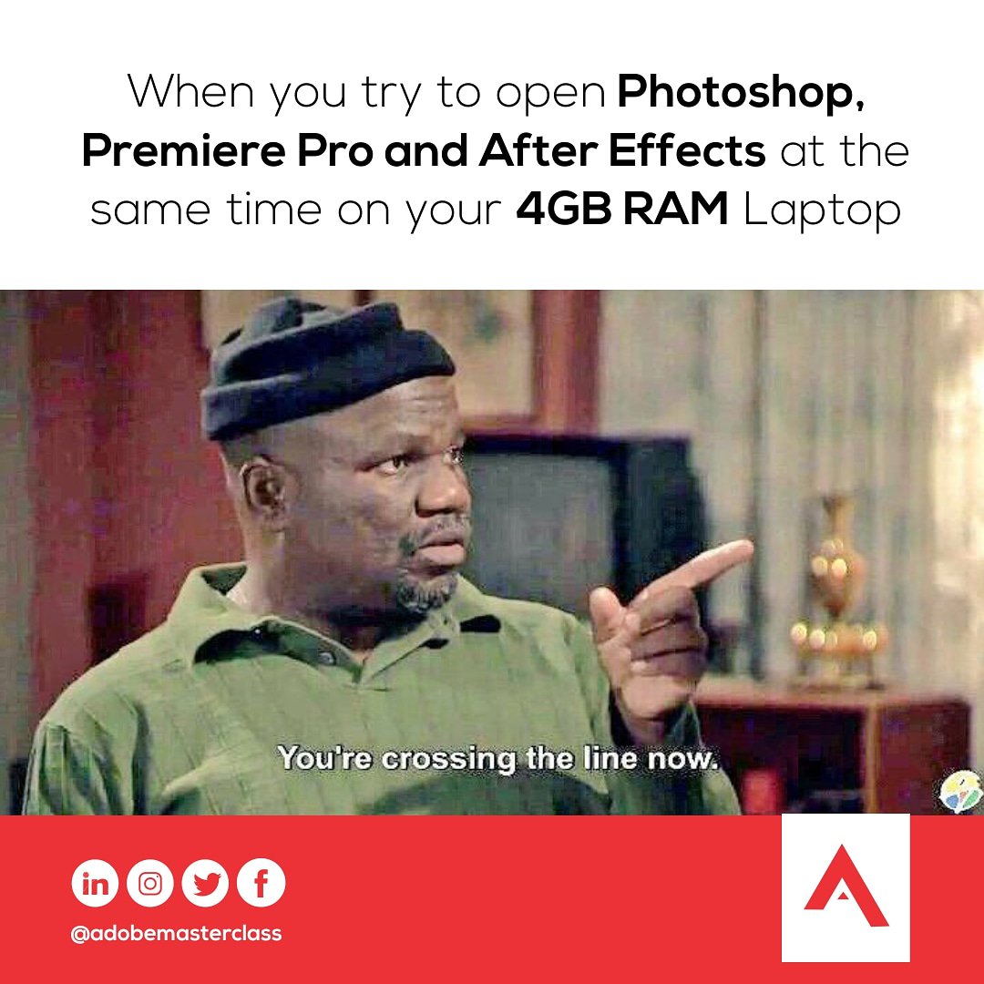 KayshwUniversty's tweet photo. LOL...you know yourself tagπππ
Tag a designer and runaway
#KayshowConcept #adobemasterclass #graphicsdesign #krakstv #tgif #pulseng #graphicsdesigner #motiongraphics #aftereffects #photoshop #premierpro #codeLagos #fireboy #tgif #friday #weekend #weekendvibes #hustle https://t.co/I7o2FsMJ4W