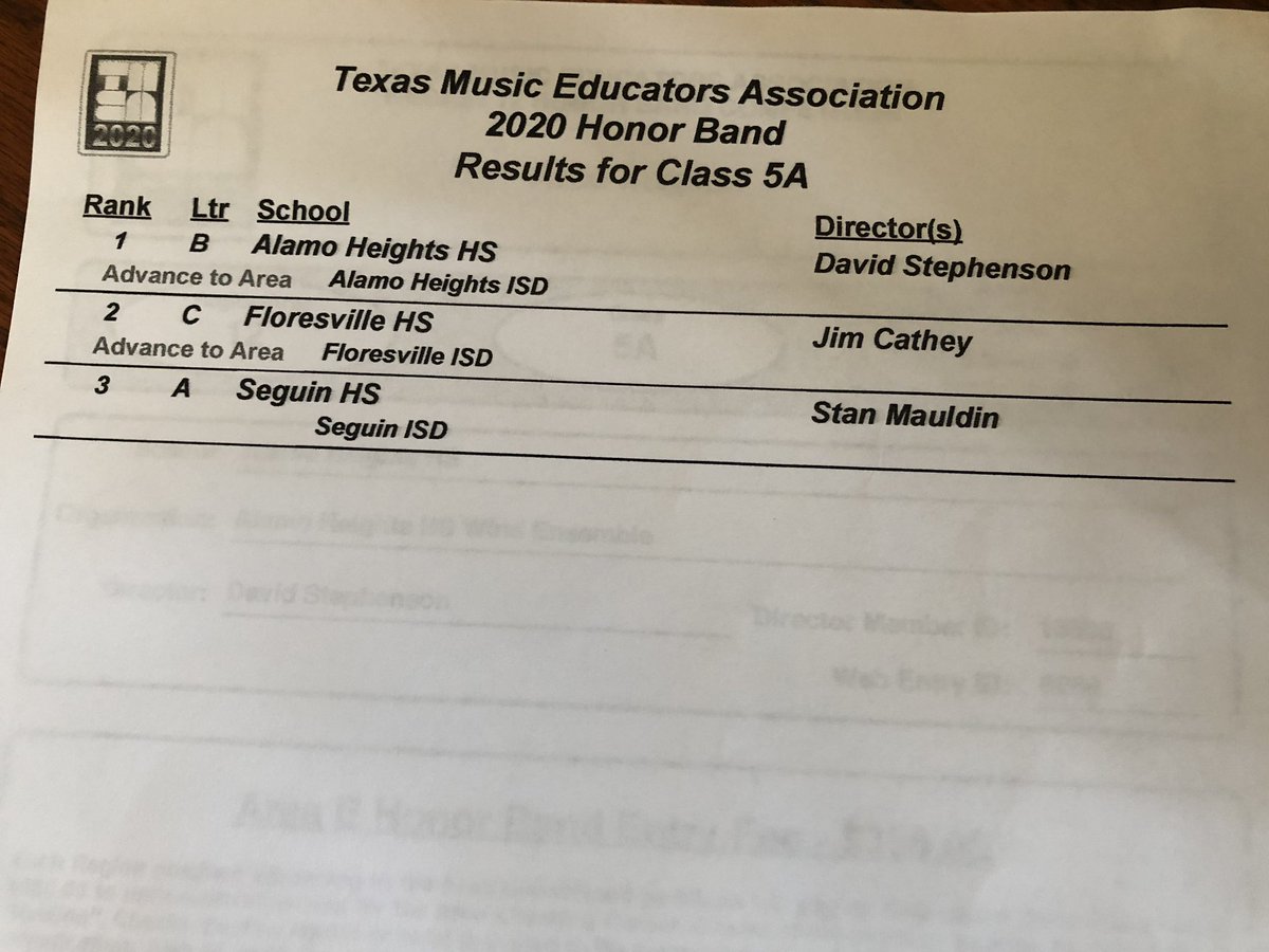 HeightsBand's tweet photo. The Mighty Mule Band got 1st place in the region level of the Texas Honor Band Contest! Our recordings advanced to to the area level! https://t.co/YRQl4C2tN9