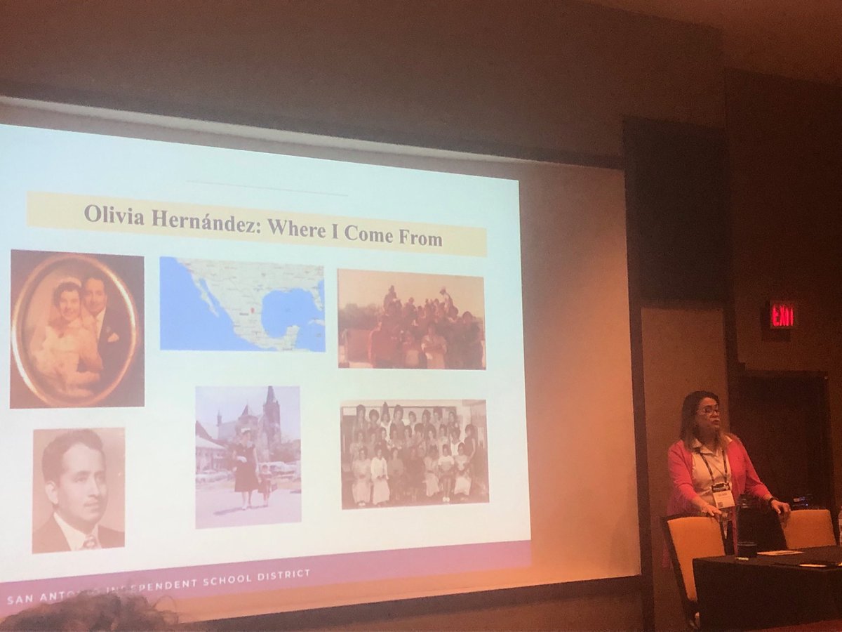 Dr. Hernandez presenting at TEPSA. Dual language rocks in SAISD#TEPSA