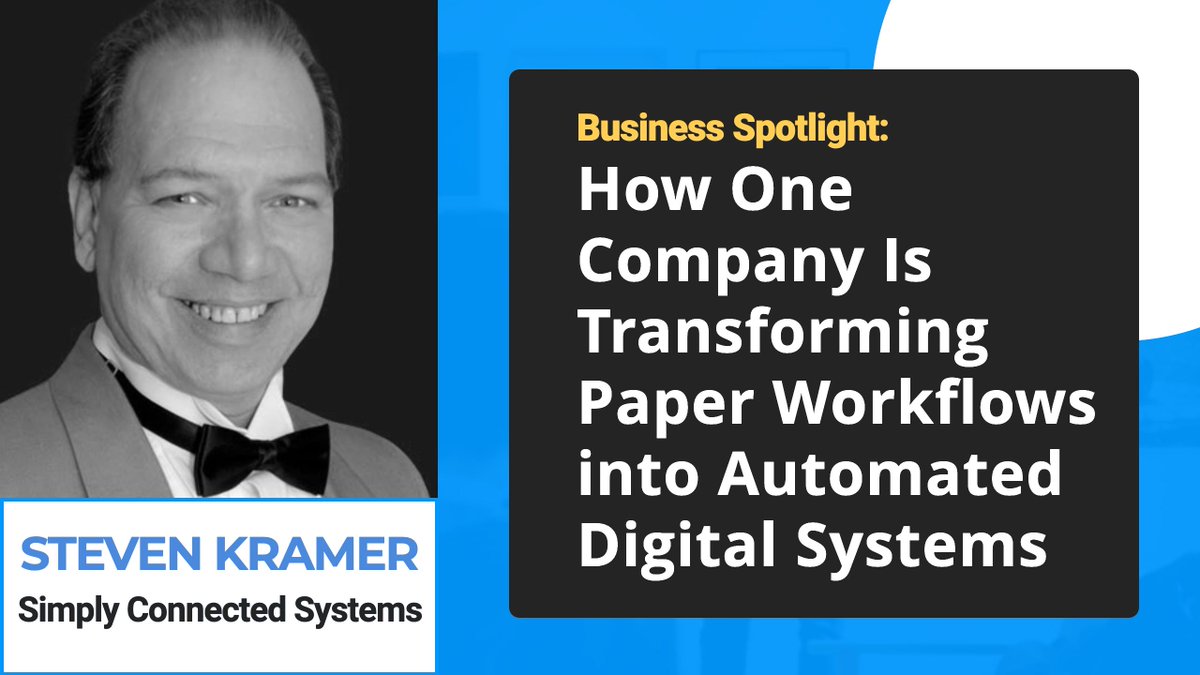 We're excited to share the great story of our friend Steven from Simply Connected Systems. Read his interview on our blog: "How One Company Is Transforming Paper Workflows into Automated Digital Systems" blog.goemerchant.com/simply-connect…