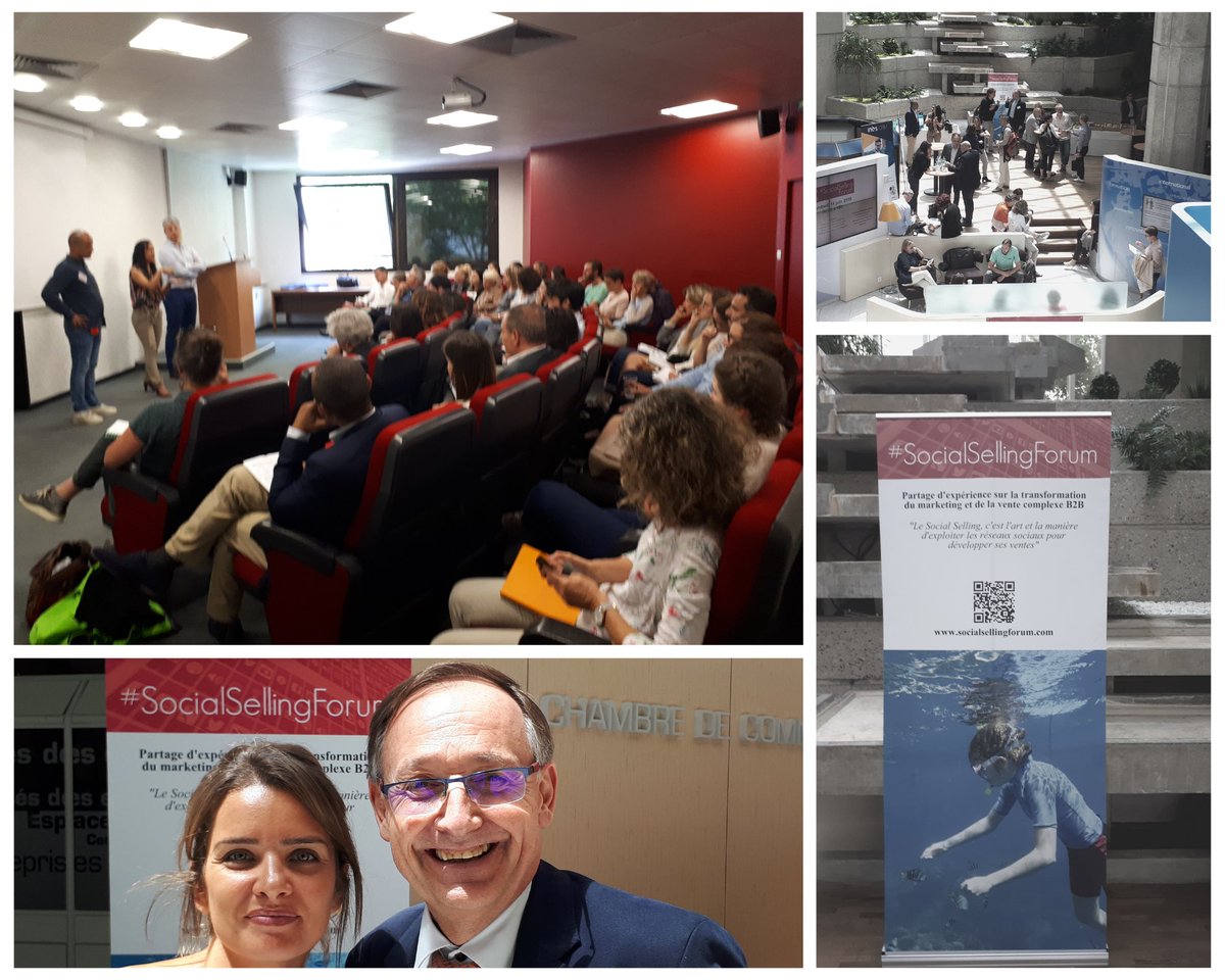 Caecilia_von_H's tweet photo. #socialsellingforum à la @ccigrenoble, devenir #inflenceur, programmes #ambassadeur, déjouer les #algorithmes, #personalbranding...une super journée dédiée au #networking et au #digital. https://t.co/fHz0lp7yUW