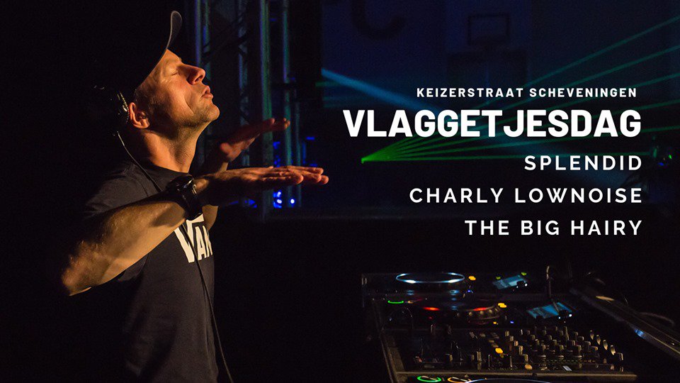 Vlaggetjesdag 2019 staat op het punt van beginnen! 
Charly Lownoise, Splendid, Big Hairy en nog meer toffe acts! Tot morgen!
facebook.com/events/4540745…