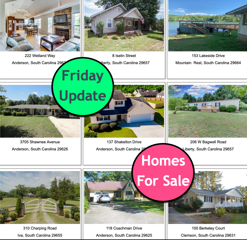 searchthearea's tweet photo. These Homes for Sale Just Listed on the MLS!  View them at https://t.co/AvjZBzQEgC   #andersonsc #southcarolina #lakehartwell #clemsonsc #senecasc #lakekeowee https://t.co/2XtoNwtvxm